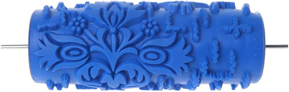User 5" Embossed Paint Roller Sleeve for Brush Pattern Decor