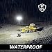Ustellar 10000LM 100W LED Work Light, Waterproof, 2 Brightness Levels, 25ft Cord, 5000K Daylight White