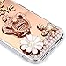 iPhone Xs Max Diamond Case,iPhone Xs Max Mirror Case,3D Handmade Bling Diamonds Shiny Rhinestone Crown Soft Mirror Case for iPhone Xs Max (6.5 inch) Rose Gold ¡­