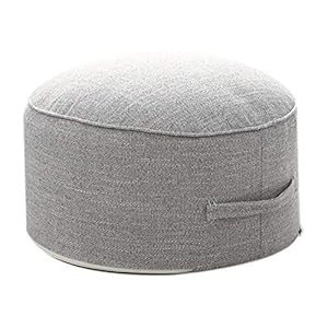 Cimoto Round High Strength Sponge Seat Cushion Tatami Cushion Meditation Yoga Round Mat Chair Cushions(Gray)