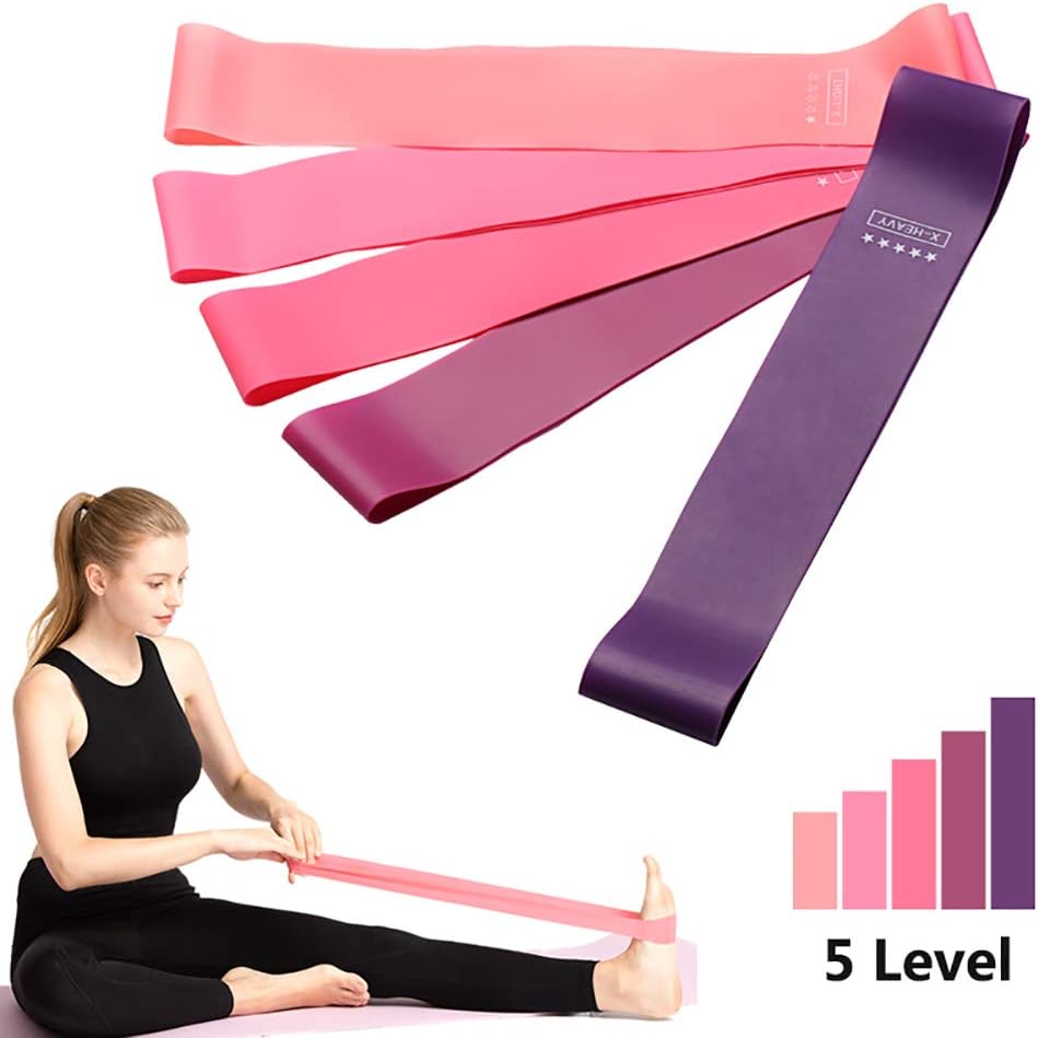 we fleece Resistance Bands for Legs and Butt,Exercise Bands Set Booty Bands Hip Bands Wide Workout Bands Sports Fitness Bands Resistance Loops Band Anti Slip Elastic