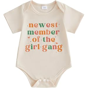 luethbiezx Infant Newborn Baby Boys Girls Bodysuit Short Sleeve Funny Letters Romper Reveal Pregnancy Announcement Clothes