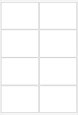 iSOUL 8 Labels Per A4 Sheet 400 Labels 50 Sheets Matte Self-Adhesive view 3