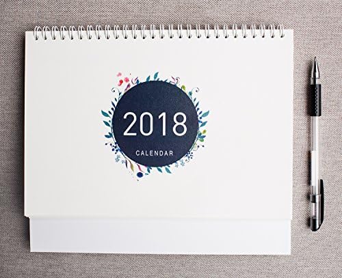 Desk Pad Calendar Desk Blotter 14 Months Runs from Jan.2018-Feb.2019 , 9.84"8.4"