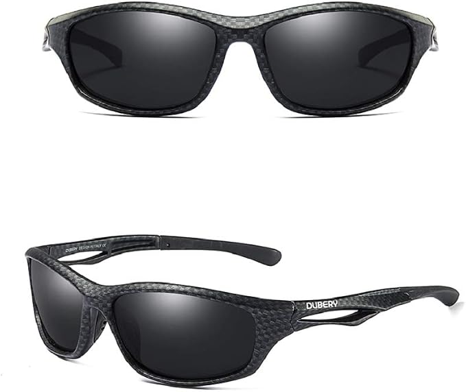 Polarisierte Sport-Sonnenbrille UV400 – Für Radfahren, Laufen, Autofahren, Mit TR90-Rahmen, Inkl. Kurzsichtigkeits-Einsatz