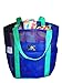 Saltwater Canvas Family Mesh Whale Bag, Sand & Waterproof base, 9 pockets, Blue