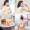 Sunwuun-1-PACK-Back-Scrubber-Body-Brush-Loofah-Dry-Brushing-Body-Brush-with-handle-for-shower-with-Loofah-2-in-1-Multifunction-Bath-Brush-Mesh-Sponge-with-Curved-Handle-for-Men-and-Women Sunwuun 1 Pack Back Scrubber Body Brush Loofah Dry Brushing Body Brush with Handle for Shower with Loofah, 2-in-1…