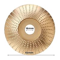 Weoto Wood Carving Disc, Wood Angle Grinding Wheel, Sanding Carving Abrasive Disc Shaping Tool for Grinder