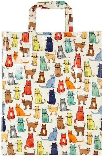 Ulster Weavers - Set Di 4 Sottobicchieri In Cotone - Gatti In Attesa (2 Design Differenti) - 10x10 Cm - Perfetti Per Regalo O Arredo Casa - 2