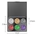 Glitter Eyeshadow Powder Waterproof, MojiDecor Beauty Makeup Cosmetic Eye Shadow Diamond Shiny Shimmer, Silky Smooth & Long Lasting