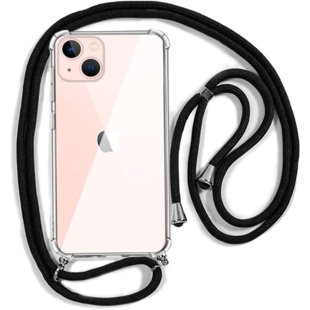 Cool Case for iPhone 13 Black Lanyard