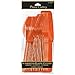 Orange Peel Assorted Plastic Cutlery Set (24 Count) - Durable & Eco-Friendly Design - Perfect Party Supplies For a Colorful Celebration