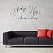Woodland Arts Black 33 inches x 15 inches Music is The Voice of The Soul Clef Notes Staff Vinyl Hand-Made Wall Decals Quotes Sayings Words Arts Lettering Vinyl Wall Stickers for Music Room