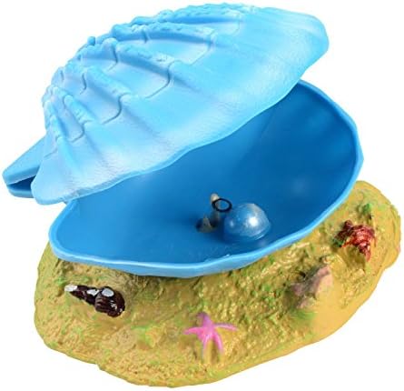 Saim Seashell Live-Action Aerating Aquarium Ornament Fish Tank Decorations