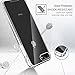 ivencase iPhone 8 Plus Case Cover + [2 Pack] 9H Hardness HD Tempered Glass Screen Protector for iPhone 7 Plus Case, Bumper Soft Crystal Clear Silicone Shockproof TPU Cover Case iPhone 8 Plus -5.5inch