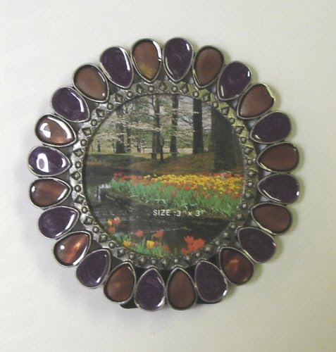 3 Inch Round Lavender Mother of Pearl Accents (Item # 1038)