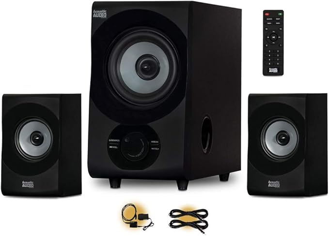 Amazon.com: Acoustic Audio AA2172 Bluetooth 2.1 Home Speaker System
