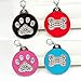 Cat Interactive feeder treated toy Bone shape plus Style Fashion Key Chain Pet tag identification