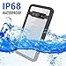 FXXXLTF Phone Case for Galaxy S10+ Plus Slim, Samsung S10 Plus Waterproof Case Clear, Heavy Duty Shockproof Protection Underwater Full Body Cover Case for Samsung Galaxy S10+ Plus 6.4 inch(Black)