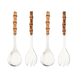 Uniturcky Serving Spoon and Fork Set, 304 Stainless