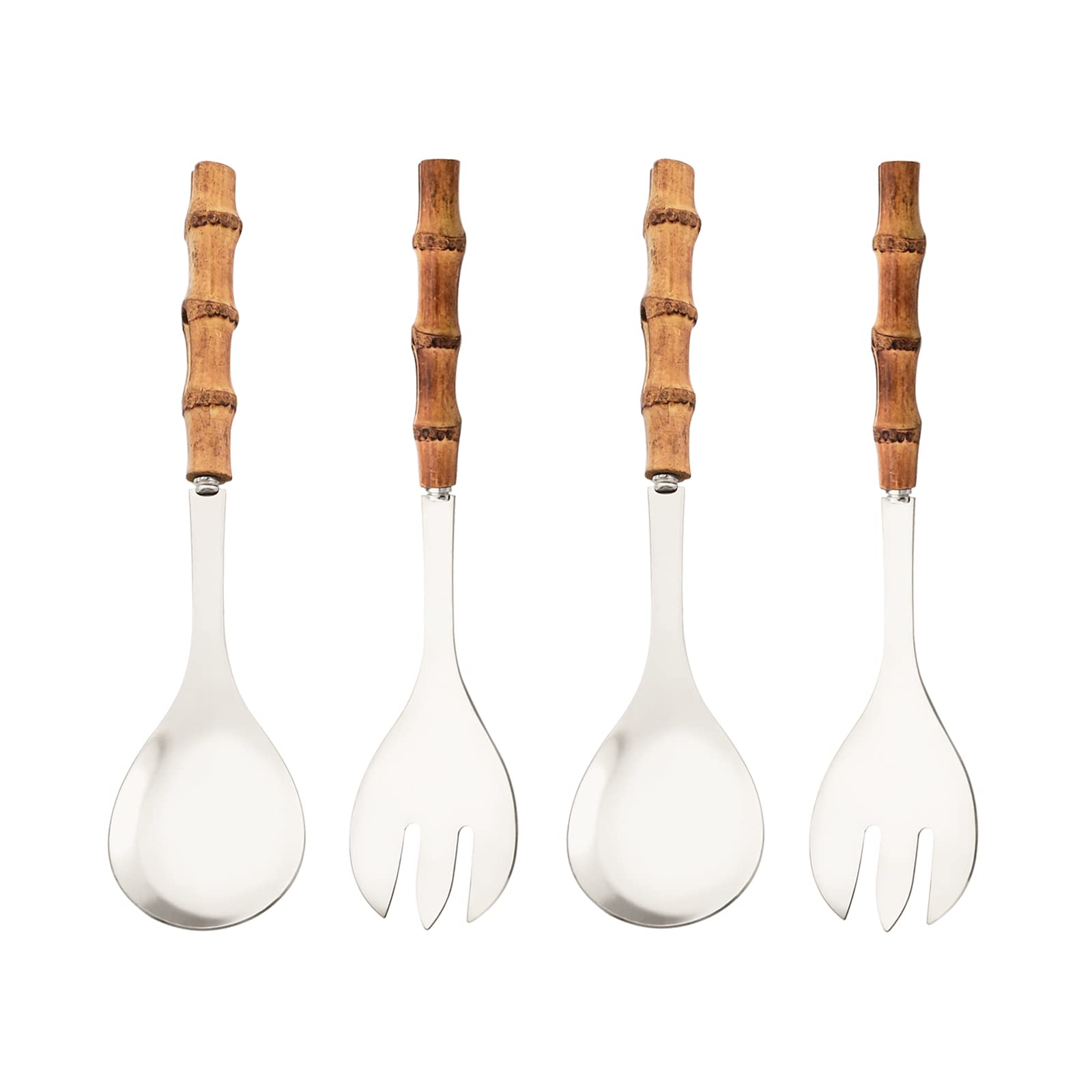 Uniturcky Serving Spoon and Fork Set, 304 Stainless