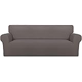 PureFit Super Stretch Chair Sofa Slipcover – Spandex Non Slip Soft Couch Sofa Cover, Washable Furniture Protector with Non Sk