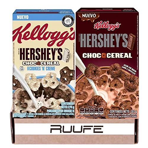 Hershey cereal Kellogg's Hershey's Cereal Cookies and cream & Cocoa