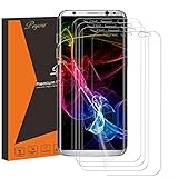 S8 Plus Screen Protector [4-Pack], Peyou [Full Coverage] HD Film Screen Protector for Samsung Galaxy S8 Plus, Ultra High Definition Invisible, Easy-to-install Design & Anti-Bubble