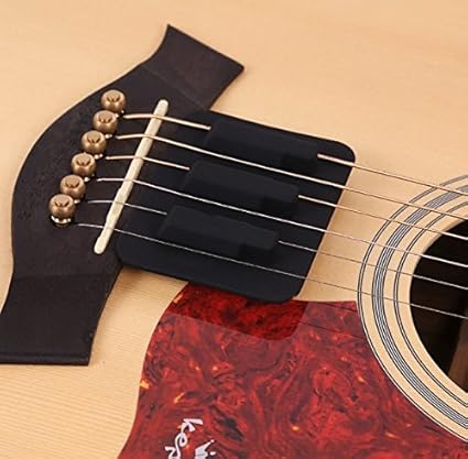 Amazon Slowhand サウンドホールカバー ギター 弱音器 ミュート 消音 夜間練習用 弱音器 アコースティックギターパーツ 楽器