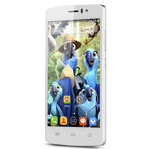 THL 4000 3G Unclocked Smart Mobile Cellphone 4.7 Inch IPS QHD Touch Screen Android 4.4 Kitkat MT6582M Quad Core 1.3GHz RAM 1GB ROM 8GB OTG WIFI GPS 4000 mAh Battery(White)