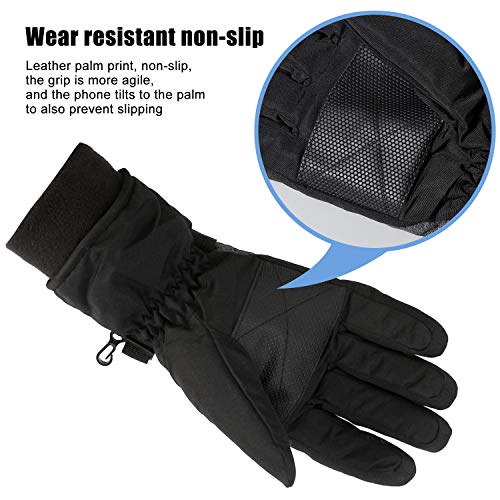 image for YSense Winter Warm Ski Glove - Waterproof & Windproof Snow Gloves for 