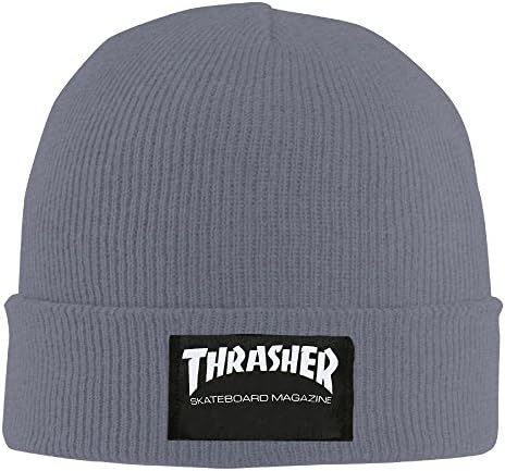Thrasher Skateboard Magazine Knit Cap Unisex Slouchy Beanie