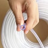 Yesallwas PVC Hose Tubing 8mm ID 10mm OD 3 Meter Clear Translucent Plastic Pipe view 2