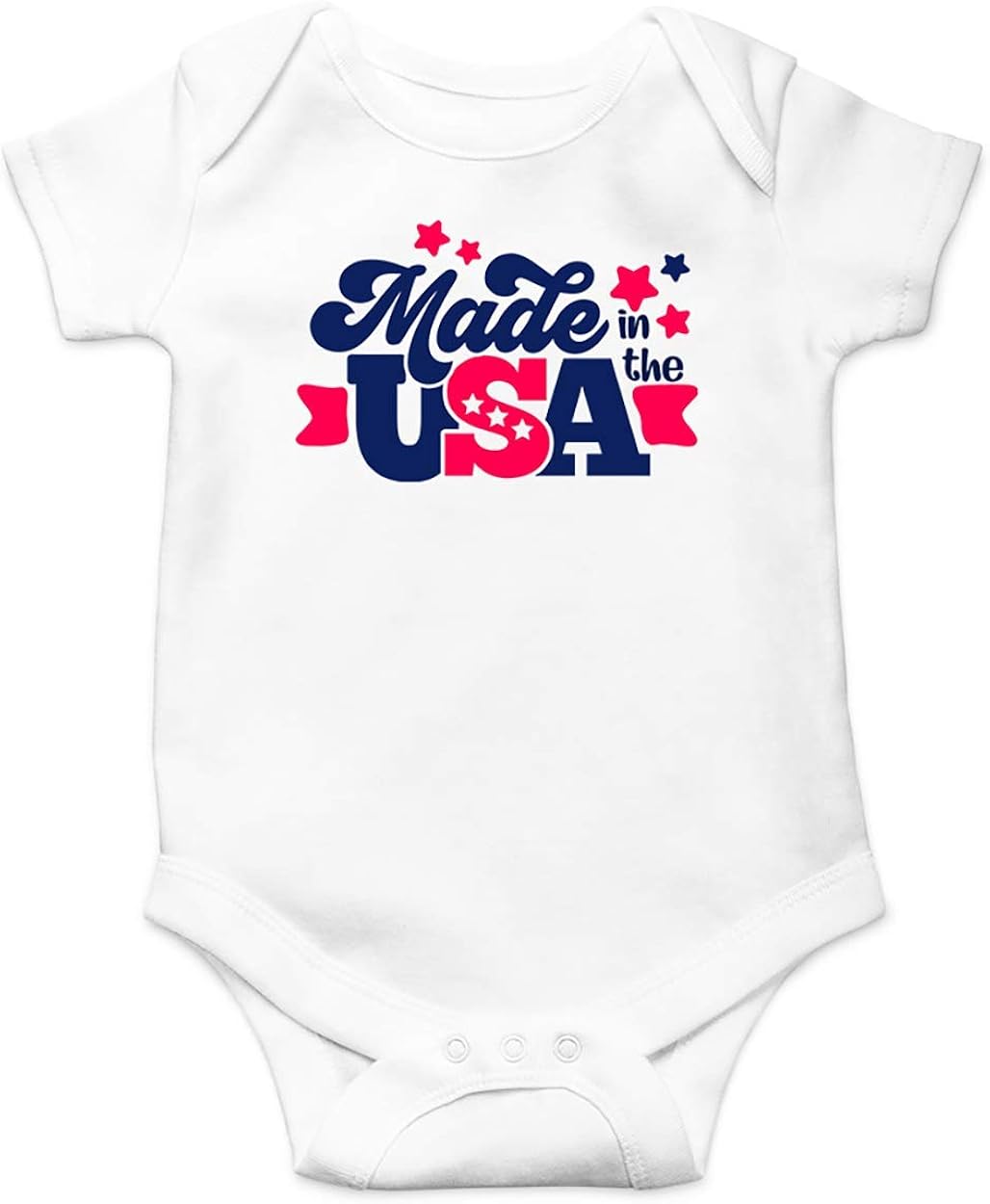 Made in The USA American Baby Bodysuit Toddler Onesie