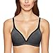 Warner's Women's Invisible Bliss Cotton Wirefree with Lift Bra, Dark Grey Heather, 34B