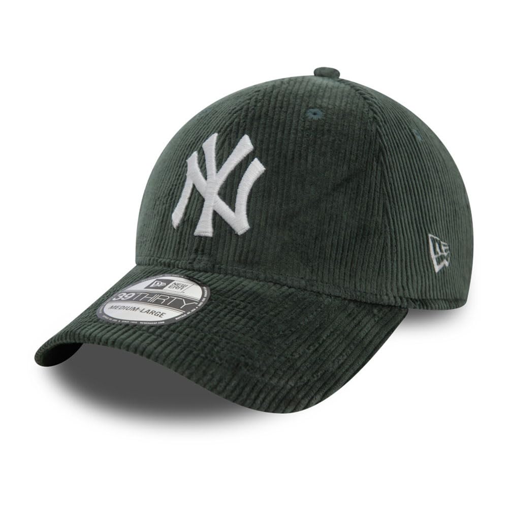 New Era Adult's 39Thirty MLB New York Yankees Dark Green Baseball Cap Hat Size Small Medium