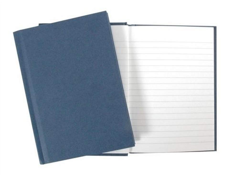 SUMMIT A4 Notebook Hardcover, Casebound, Lined, 192 Page, Pack of 5, Blue