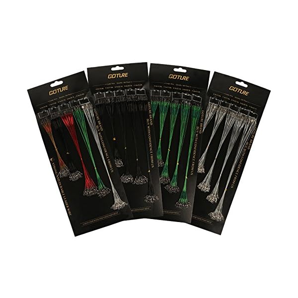 Fishing-Leaders-Stainless-Steel-Wire-Leaders-Nylon-coated-Fishing-Line-with-Swivels-and-Snaps