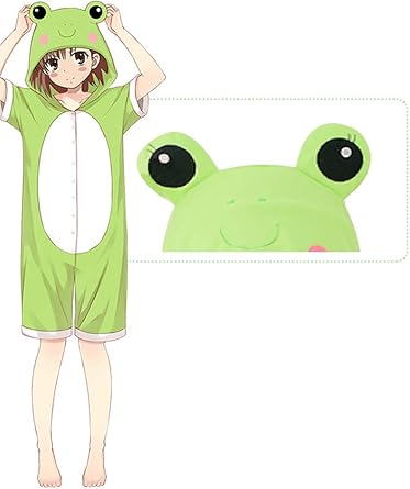 Amazon とある科学の超電磁砲 ゲコ太 御坂美琴 パジャマ コスプレグッズ コスプレ 仮装 通販