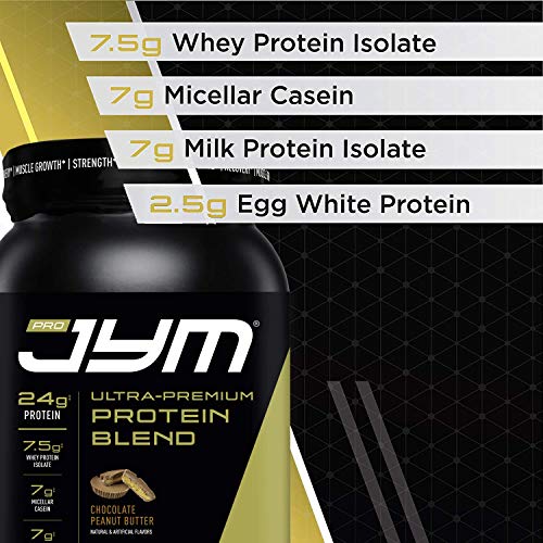 image for Pro JYM Protein Powder - Egg White, Milk, Whey Protein Isolates & Mice