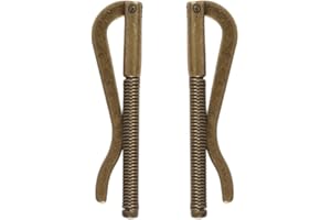 ELLENTAE 2 Pieces 65mm Spring Money Clip Insert Bar Slim Wallet Clamp Replacement Parts For Bifold Leather Purse Credit Card Holder