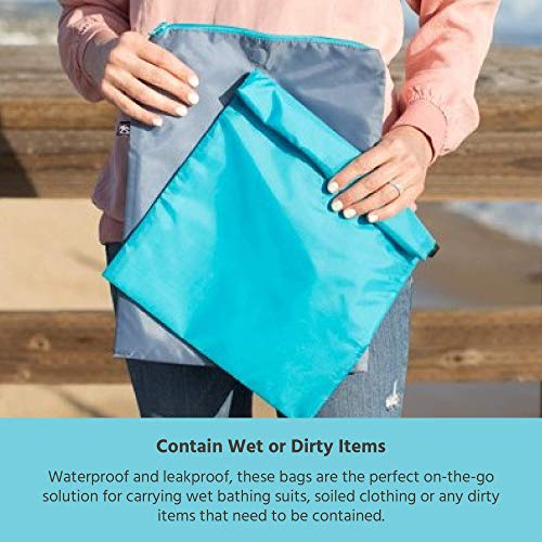 J.L. Childress WettoGo Portable Wet and Dry Bags, Waterproof and