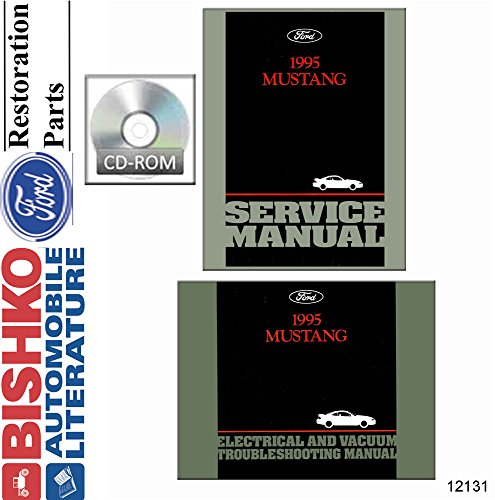 Click Here to See More Images 1995 Ford Mustang Shop Service Repair Manual CD w/ ETM Engine Electrical OEM
