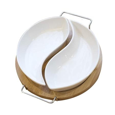 PETAAA KJinZ Frühstücksteller, Wohnzimmer Keramikschale Obst Haushaltschale Snack Eisplatte Nachmittagstee Kuchenplatte 17 * 