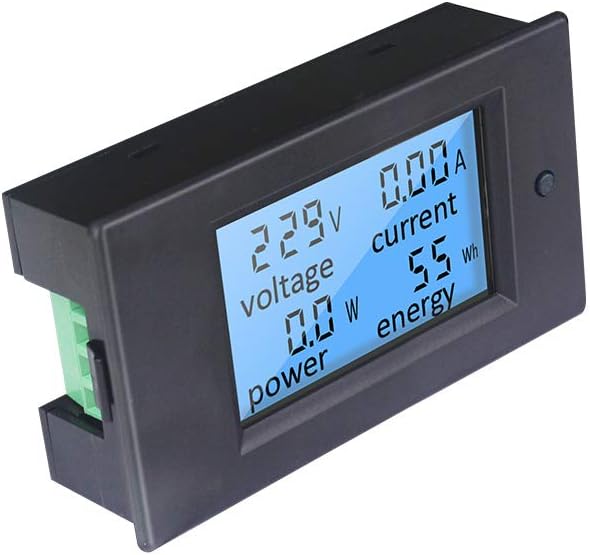 KETOTEK Voltmeter Ammeter, 20A 80-260V Electric Circuit Tester, LCD Display Multimeter with Power Overload Alarm - Image 3