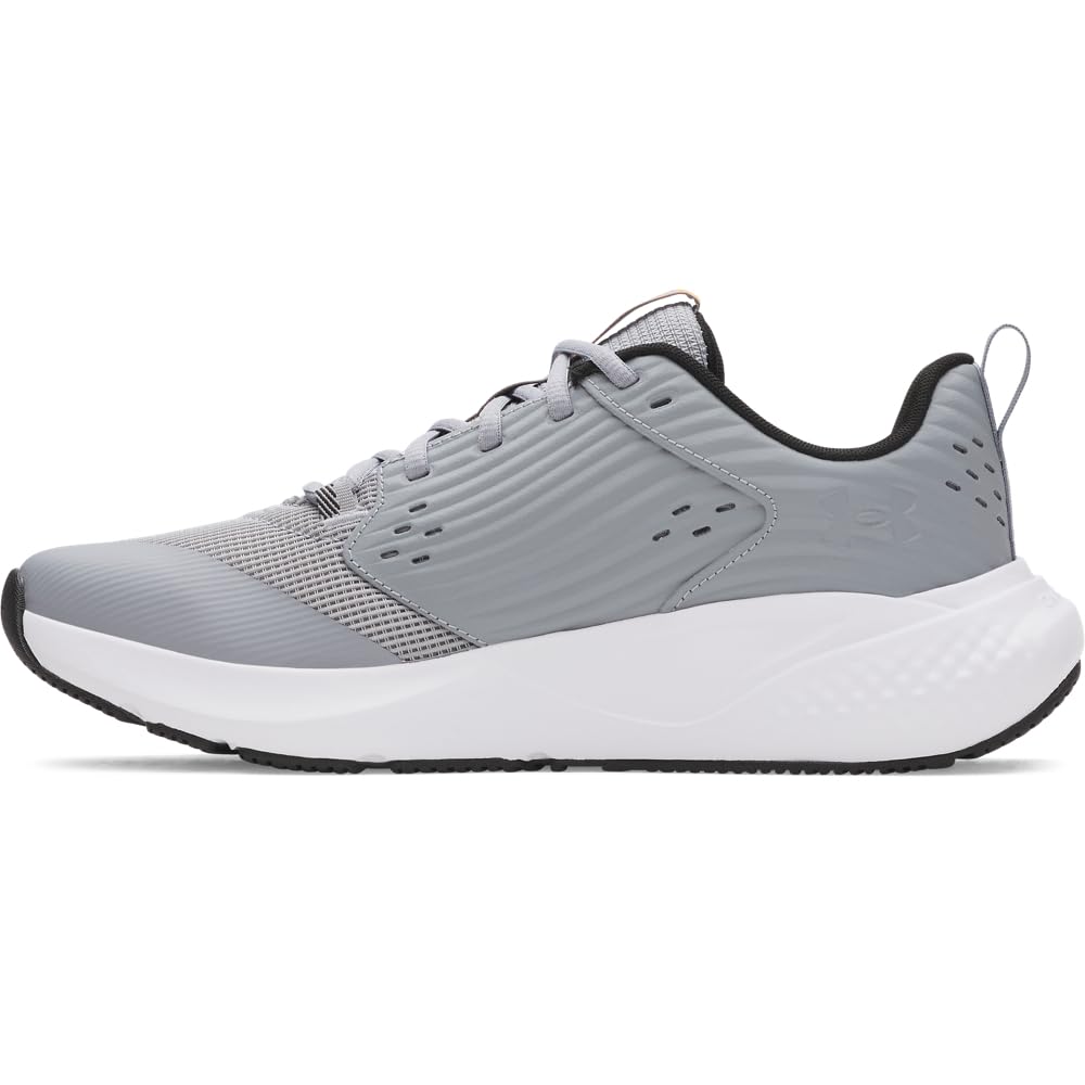 Under Armour Men's Charged Commit Trainer 4, (035) Steel/White/White, 11.5, US Image