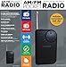 Portable AM/FM Pocket Radio With Built-In Speaker, Black