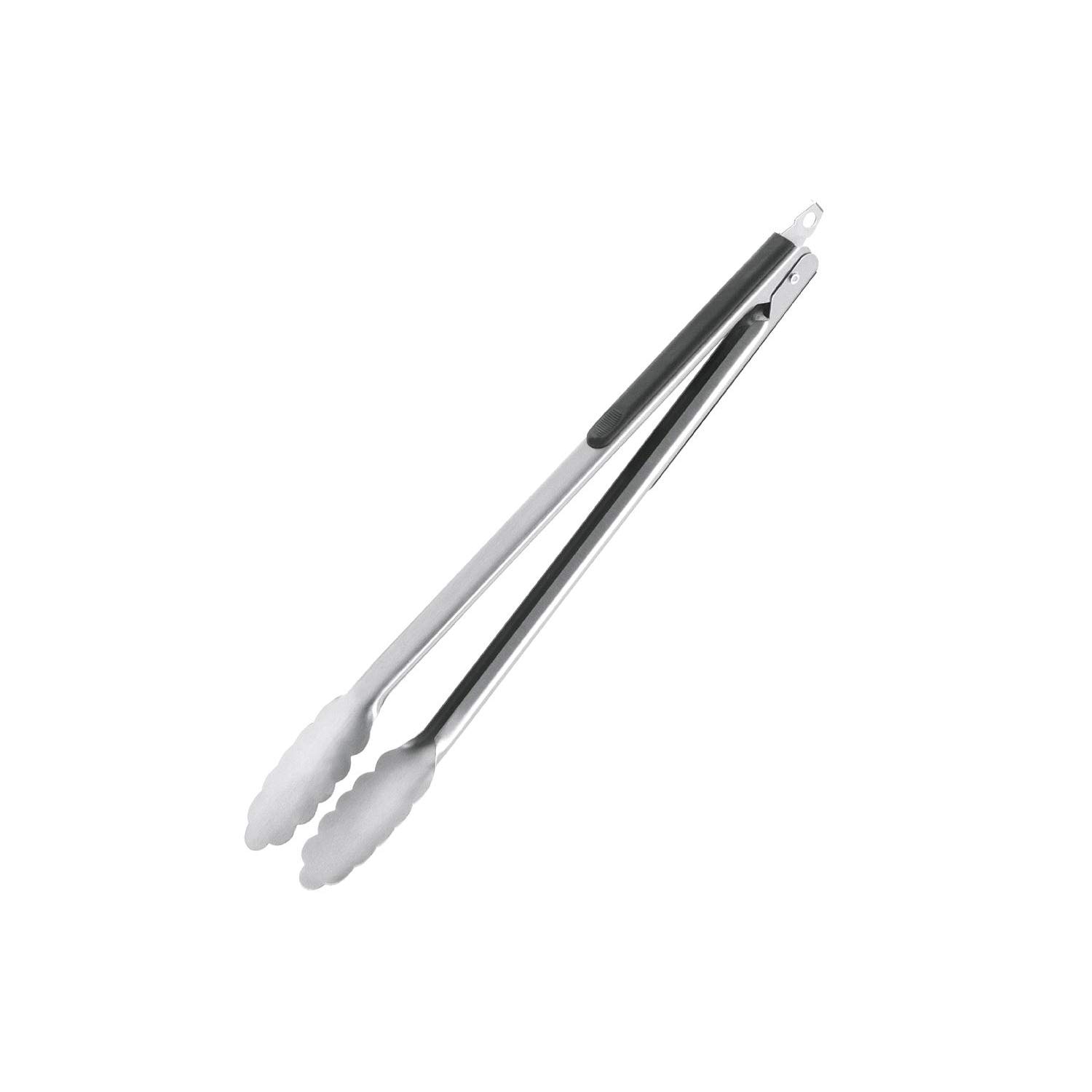 Westmark Barbecue Tongs, Stainless Steel/Plastic, Length: 37.7 cm, Classic Special, Silver/Black, 15162270