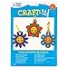 Baker Ross AC770 Smiley Flower Suncatcher - Pack of 8, Crafts for Kids, Hanging Window Ornament Kit for Children to Paint