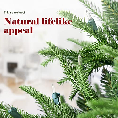 OasisCraft Christmas Tree 6.5FT Prelit Full Christmas Tree with Lights